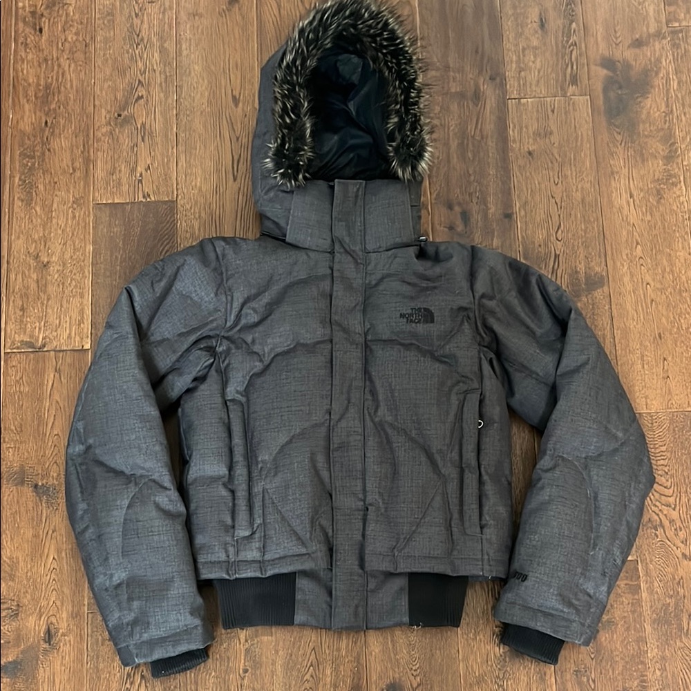 The North Face Charcoal Hooded Jacket